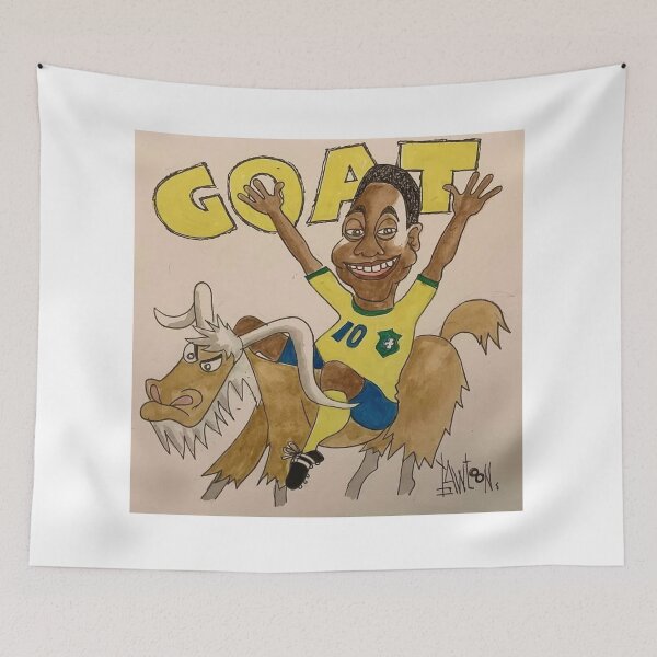 Aperçu de l'œuvre Pelé le GOAT créée et vendue par BobLawton20.
