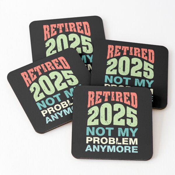 Item preview, Retired 2025 Not My Problem Anymore Retro Style Retirement designed and sold by Guess4best.