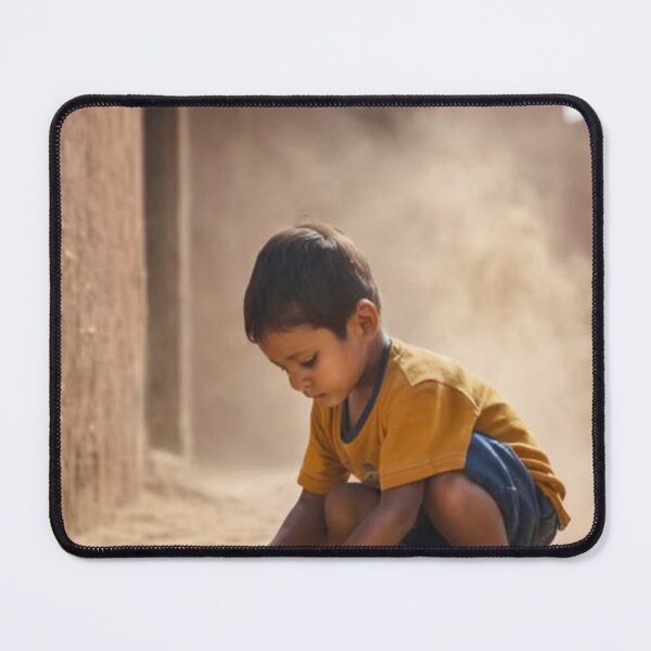 Item preview, Little Boy Finds Joy in Simplicity designed and sold by DigiPKSahaMax.
