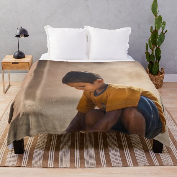 Item preview, Little Boy Finds Joy in Simplicity designed and sold by DigiPKSahaMax.