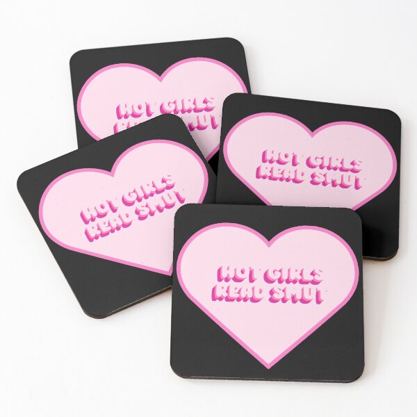 Item preview, Heart Hot Girls Read Smut - Books Girly Pink Cute Aesthetic - Funny For Valentines Day Gifts designed and sold by MatthewViews.