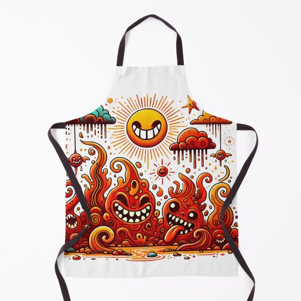 Item preview, Infected Red-Orange Devil Sun designed and sold by KwangCB.