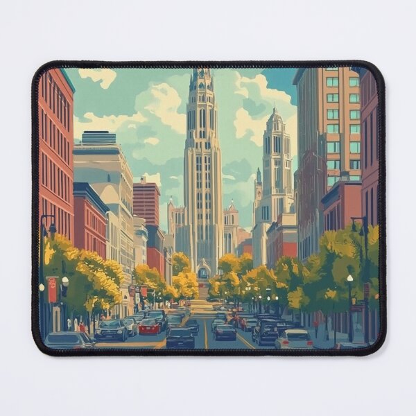 Item preview, Ohio Travel Poster, Perfect Gift for Travel Enthusiasts, Vintage Style Wall Art, USA Wall art for home decor, Ohio print. designed and sold by Thegalleryshop1.
