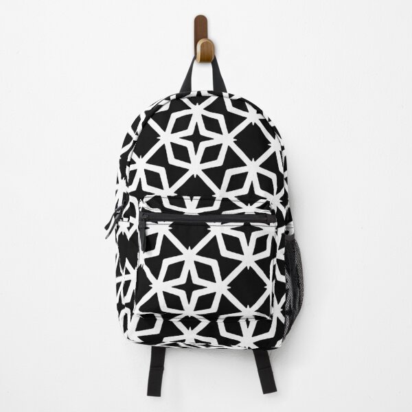 Item preview, Black and white diamond retro geometric pattern designed and sold by by-jwp.