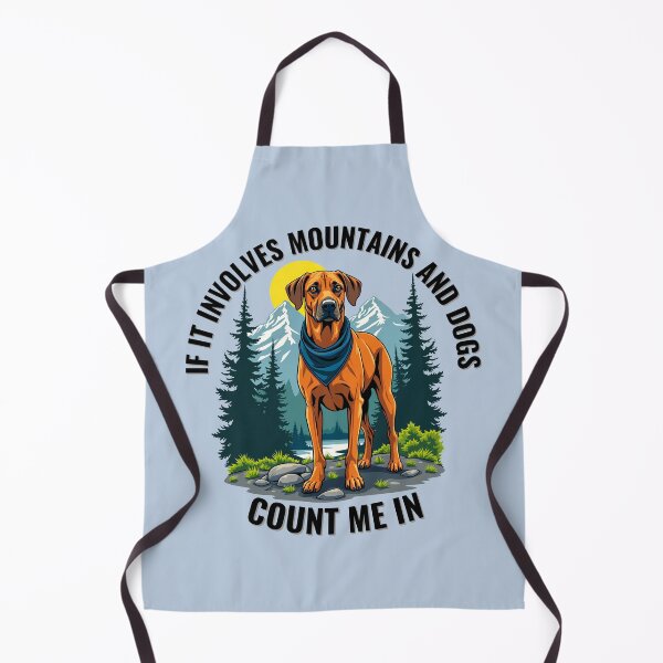 Item preview, Rhodesian Ridgeback Adventure - If it involves mountains and dogs, count me in designed and sold by Fikuall.