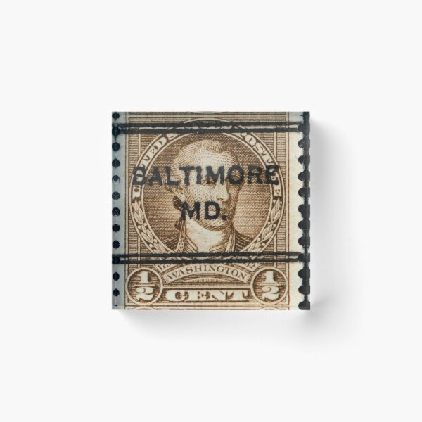 Item preview, Brown postage stamp of President Washington of 1932 designed and sold by Photopat.