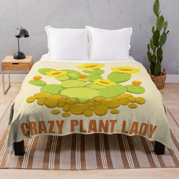 Item preview, Crazy plant lady Cute Cactus flowers designed and sold by Art-of-Rory.