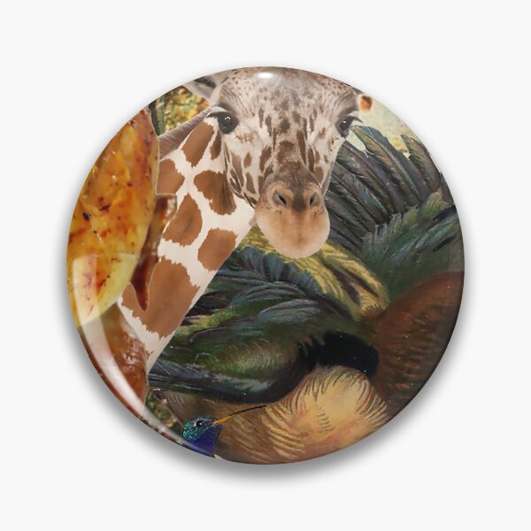 Item preview, Animal Collage over vintage medicine advert designed and sold by AnOddAngle.