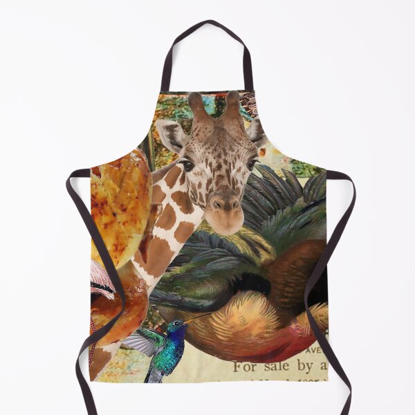 Item preview, Animal Collage over vintage medicine advert designed and sold by AnOddAngle.