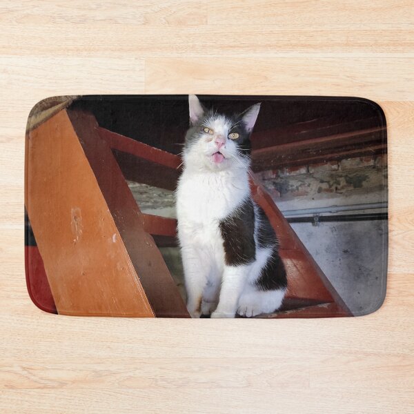 Item preview, cat on the stairs designed and sold by Gourmetkater.