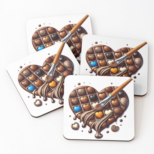 Item preview, Melting Chocolate Heart Shape designed and sold by KwangCB.