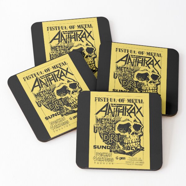 Artikelvorschau, Anthrax Punk Grunge Metal Konzert Poster entworfen und verkauft von FriskySloths.