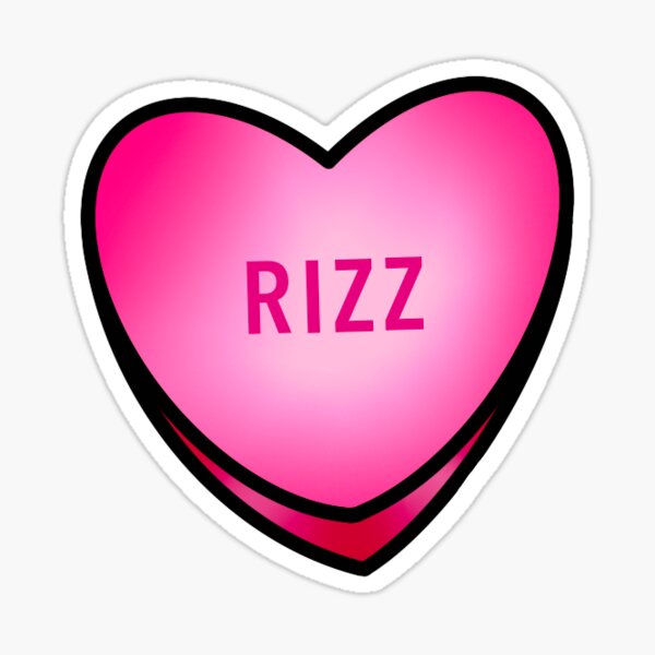 Rizz Candy Heart Sticker
