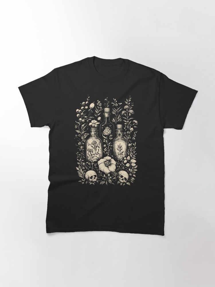 Dark Witchy Botanical Potions Classic T-Shirt