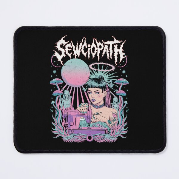 Item preview, Sewciopath Gothic Sewing Machine Dark Art designed and sold by Mystikos Art.