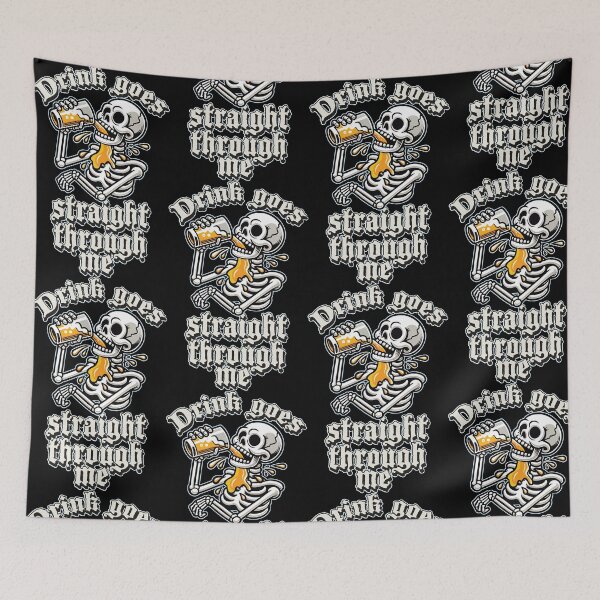 Item preview, Drink goes straight through me designed and sold by portokalis.