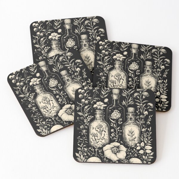 Item preview, Dark Witchy Botanical Potions designed and sold by Enyr.
