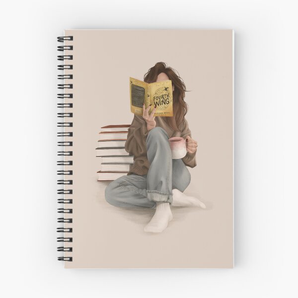 Item preview, Rather be Reading Fourth Wing designed and sold by Hope Olivia Illustrations.