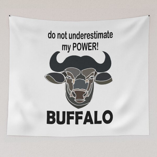 Item preview, Buffalo Head Bison Animal Buffalo designed and sold by Nisha Prabhu.
