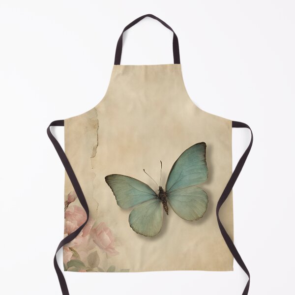 Item preview, Turquoise Butterflly - Grunge Soft Floral, Watercolor, Aged Background designed and sold by Our Bible Journey.