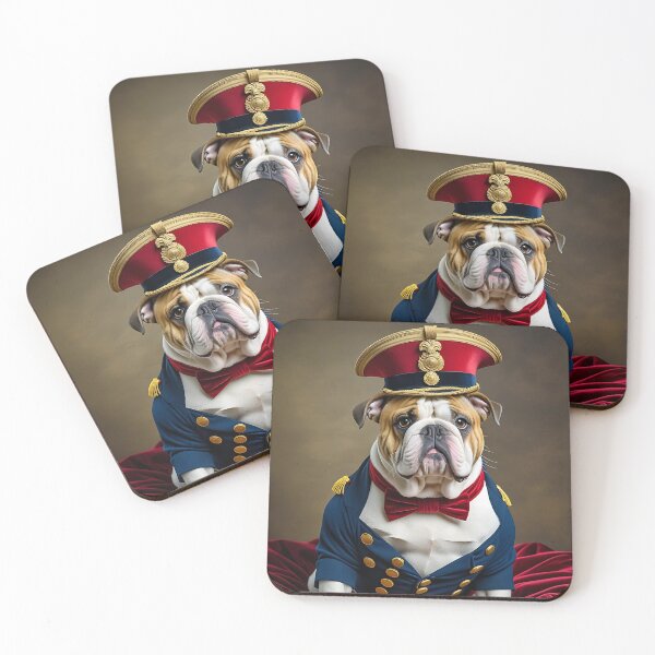 Item preview, Bulldog in King Costume designed and sold by PeggyMacStudio.