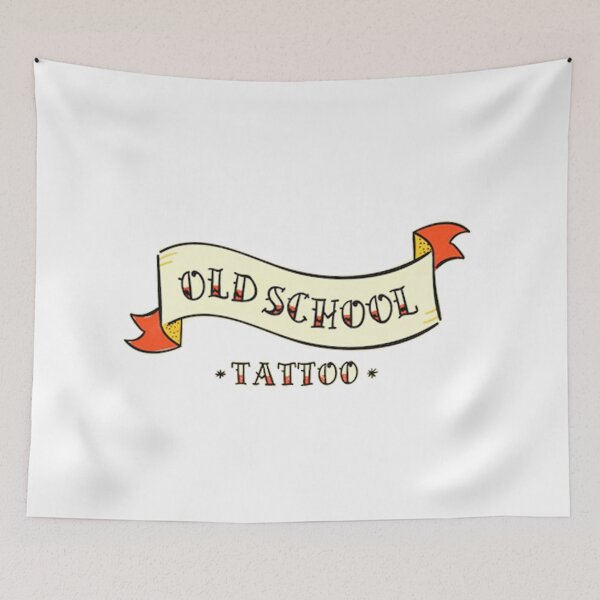 Item preview, old school banner tattoo design designed and sold by emanscorfna.