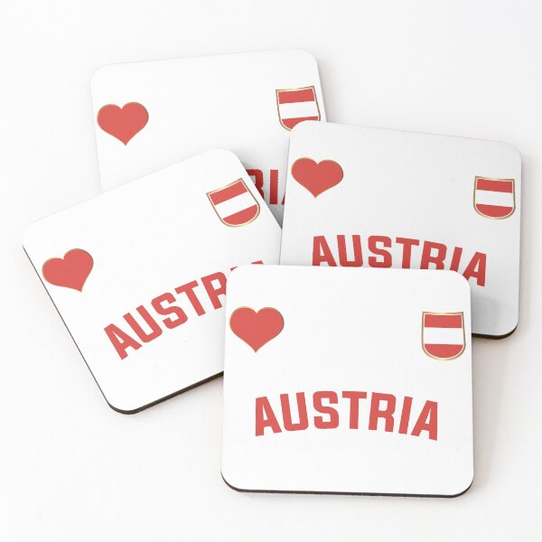 Item preview, Austria - Austria flag with heart designed and sold by Wolagno.
