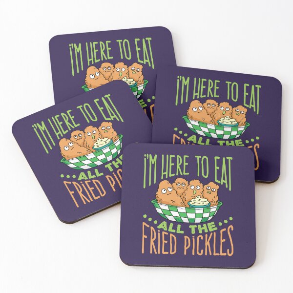 Item preview, I'm Here To Eat All The Fried Pickles designed and sold by jaygo.