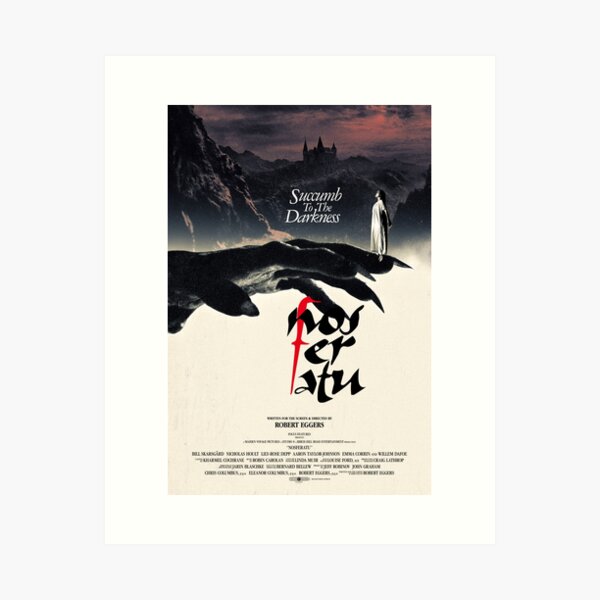 Item preview, NOSFERATU (2024) movie poster designed and sold by Silver Ferox Design Store.