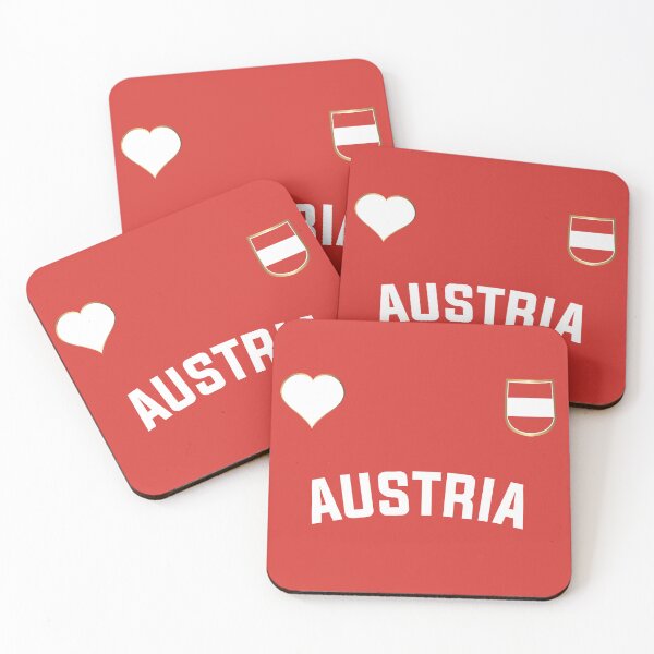 Item preview, Austria - Austria flag with heart designed and sold by Wolagno.