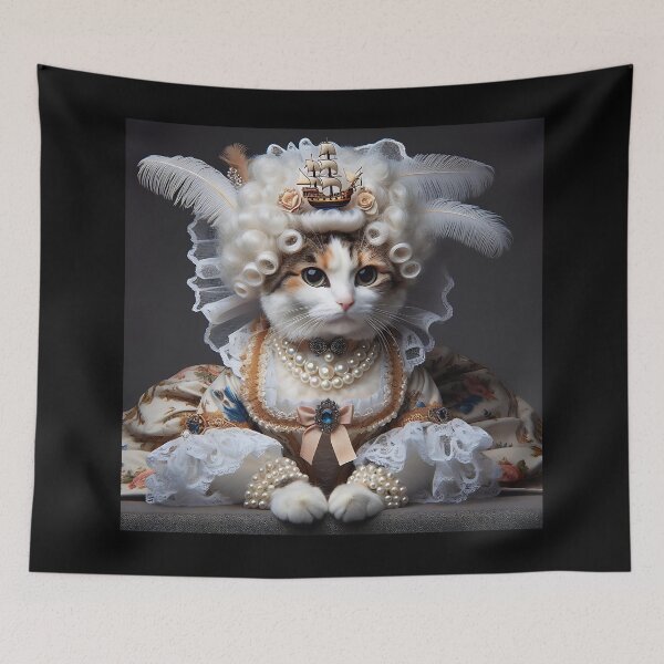 Item preview, Royal Cat Portrait designed and sold by PeggyMacStudio.