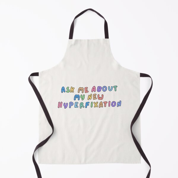 Item preview, Ask me about my new hyperfixation | ADHD colourful text design designed and sold by NeurodiverseTea.
