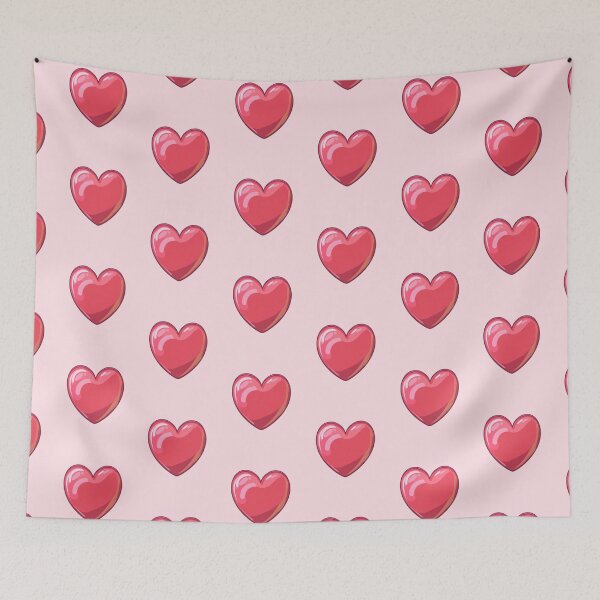 Item preview, Glossy Minimalist Heart Design- Pink Aesthetic designed and sold by Atces.
