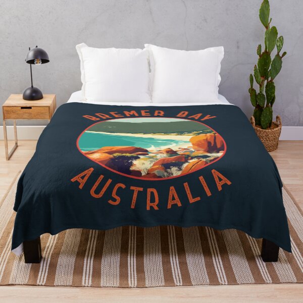 Item preview, Bremer Bay Australia Retro Distressed Circle designed and sold by KrisSidDesigns.