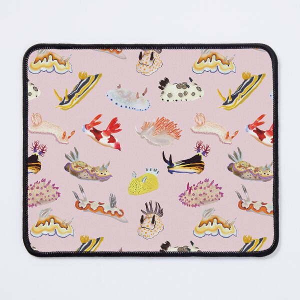 Item preview, Nudibranch Pattern - Sea Slug - Pink designed and sold by Poulpimousse.