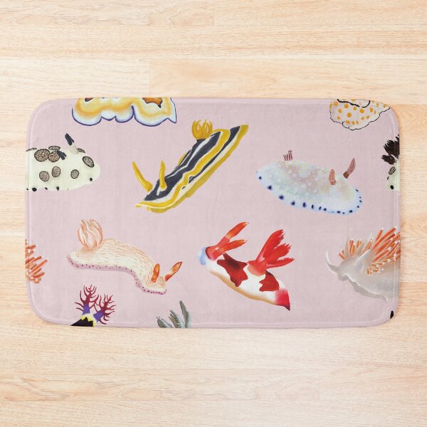 Item preview, Nudibranch Pattern - Sea Slug - Pink designed and sold by Poulpimousse.