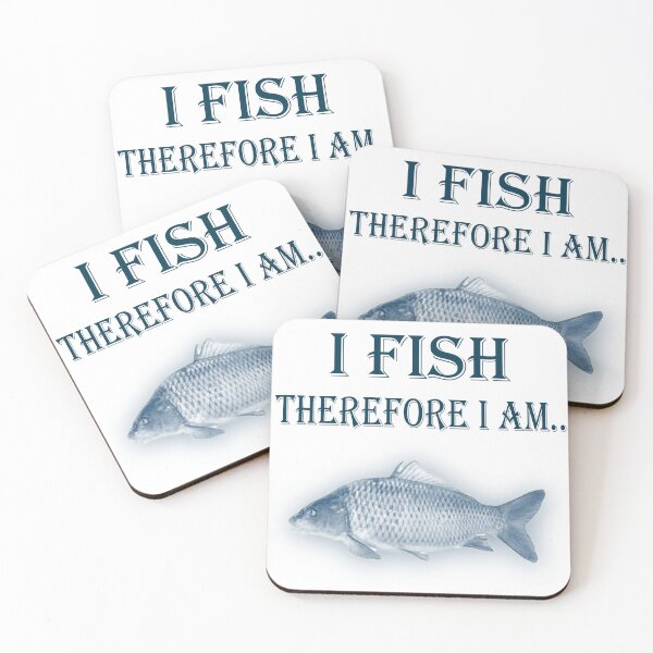Item preview, I fish therefore I am designed and sold by Happyoninside.