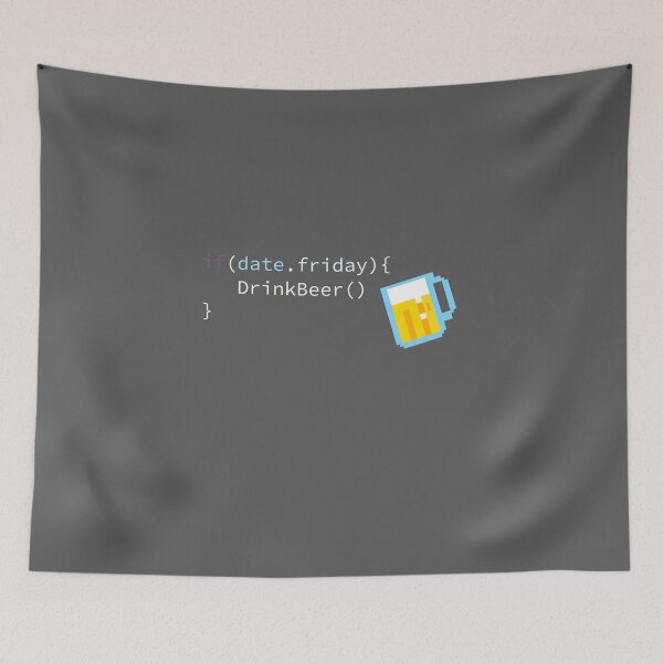Item preview, If Friday Drink Beer designed and sold by zombiechan51.