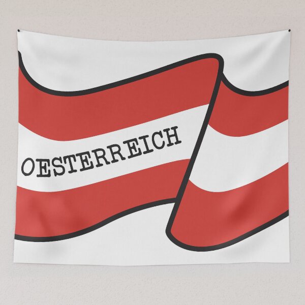 Item preview, Austria - map with flag of Austria designed and sold by Wolagno.