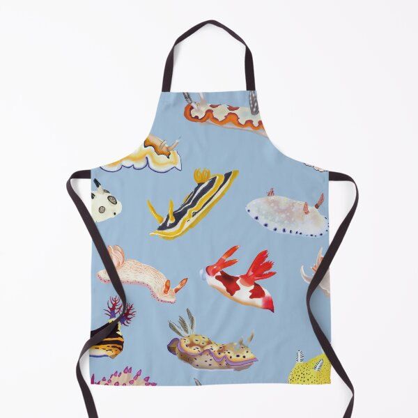 Item preview, Nudibranch pattern - sea slug - blue designed and sold by Poulpimousse.