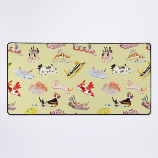 Item preview, Nudibranch Pattern - Sea Slug - Yellow designed and sold by Poulpimousse.