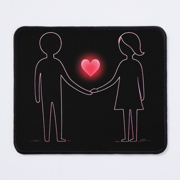 Item preview, Minimalist Love Connection - Couple Holding Hands Design designed and sold by SewRed.