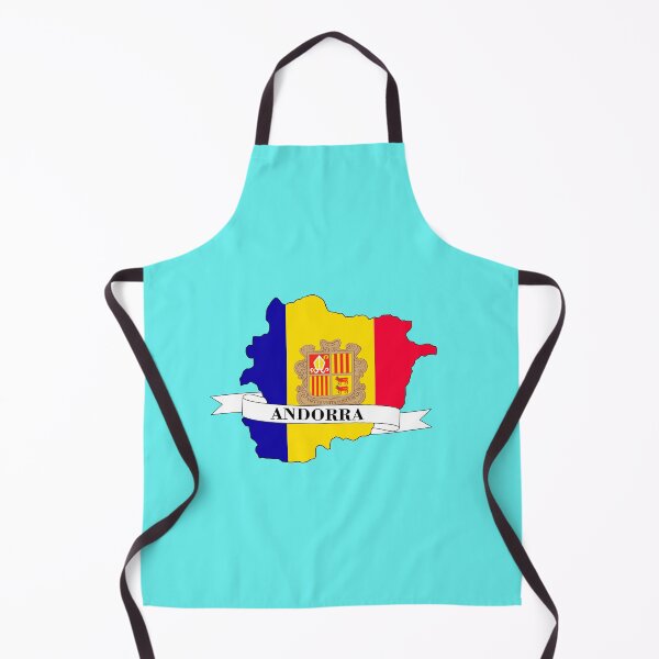 Item preview, Andorra flag map designed and sold by visual adventures.