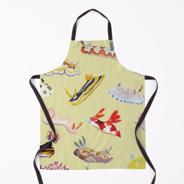 Item preview, Nudibranch Pattern - Sea Slug - Yellow designed and sold by Poulpimousse.
