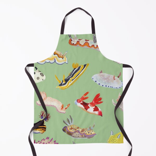 Item preview, Nudibranch Pattern - Sea Slug - Green designed and sold by Poulpimousse.