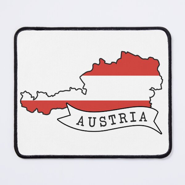 Item preview, Austria - map with flag of Austria designed and sold by Wolagno.