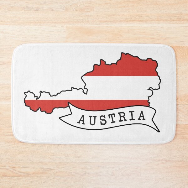 Item preview, Austria - map with flag of Austria designed and sold by Wolagno.