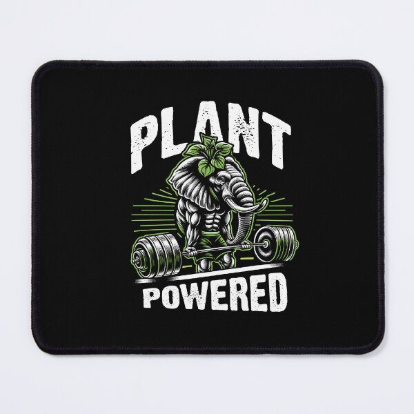 Item preview, Plant Powered Vegan Elephant Funny Veganism Vegan Living designed and sold by Dressed For  Duty.
