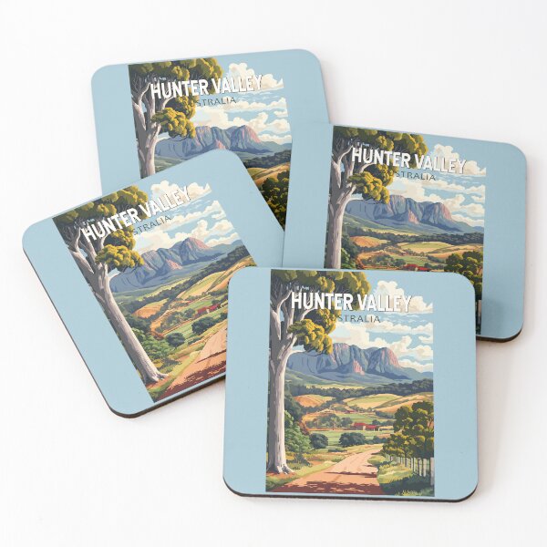 Item preview, Hunter Valley Australia Travel Art Vintage designed and sold by KrisSidDesigns.