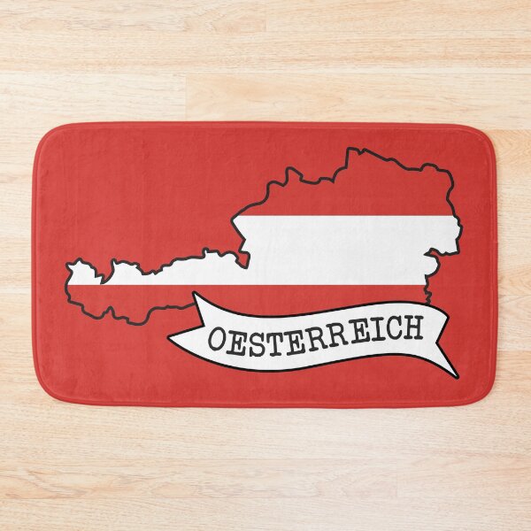 Item preview, Austria - map with flag of Austria designed and sold by Wolagno.